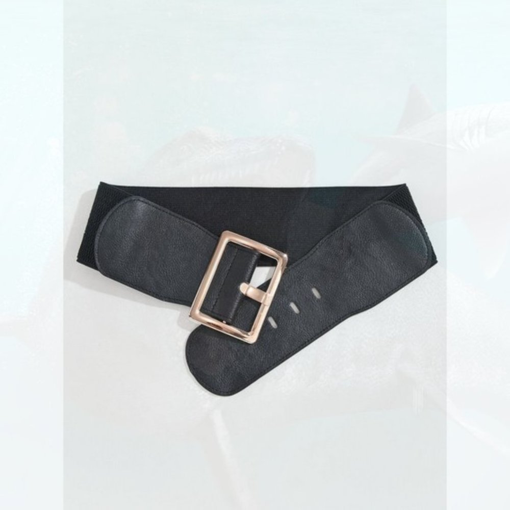 New Buckle Wide Belt 169 - Picture 3 of 4